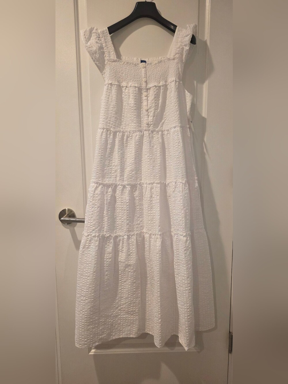 NWOT Old Navy White Tiered Maxi Dress